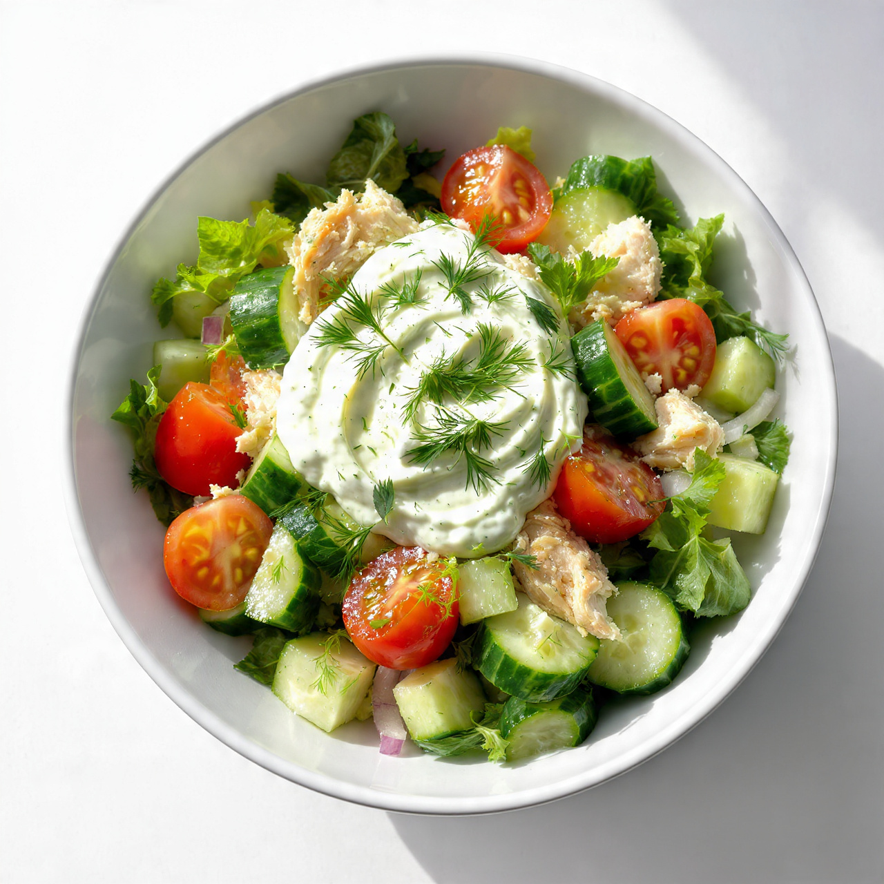 Tzatziki Chicken Salad (Healthy, Creamy, and Perfect for Meal Prep)